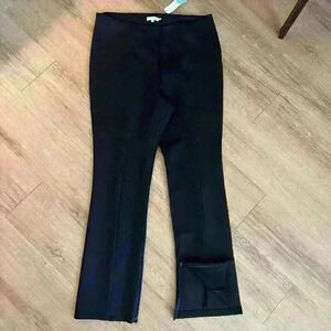 Good American Good Waist Flare Black Scuba Pants Women’s Size 5 US XL NWT